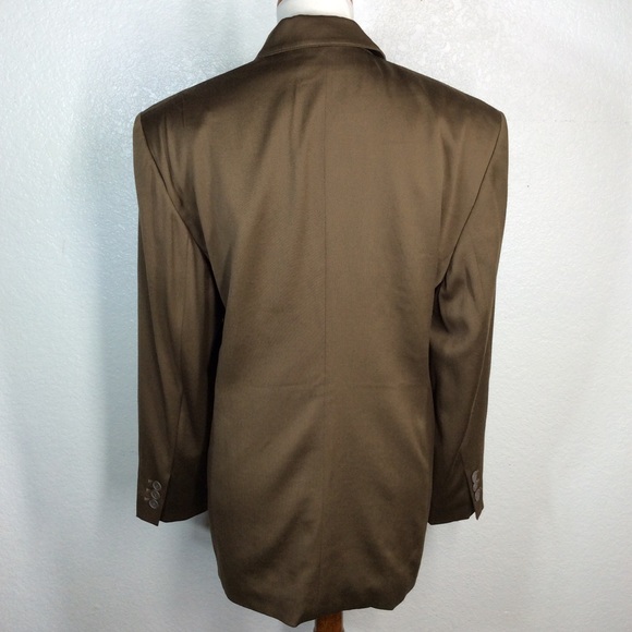 Escada Margaretha Ley Double Breasted 100% Wool Judge Gray Blazer Size EU 38 US6 - Picture 10 of 15